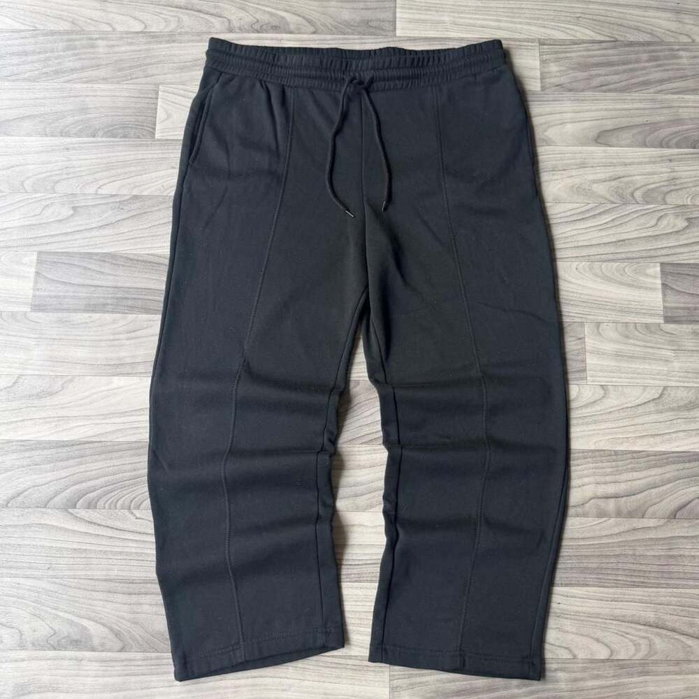 Just Be... Y2K Baggy Black Wide Leg Sweatpants
